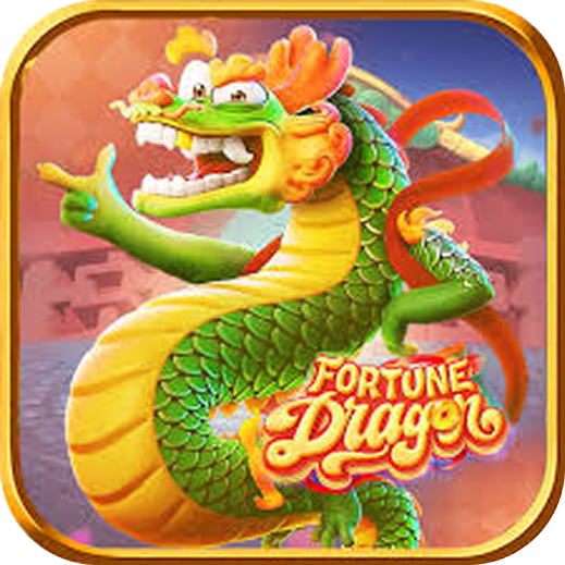 Capa do jogo de slots pagantes Fortune Dragon da SSSPAGA, com um dragão dourado e símbolos de fortuna.