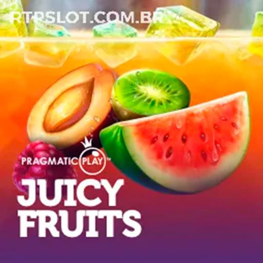 Capa do jogo de slots pagantes Juicy Fruits da SSSPAGA, com frutas suculentas e coloridas em um cenário vibrante.