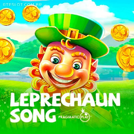 Capa do jogo de slots pagantes Leprechaun Song da SSSPAGA, com um duende e um cenário encantado de floresta.