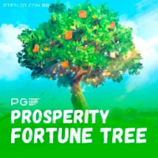 Capa do jogo de slots pagantes Prosperity Fortune Tree da SSSPAGA, com uma árvore da fortuna cheia de moedas e símbolos de riqueza.